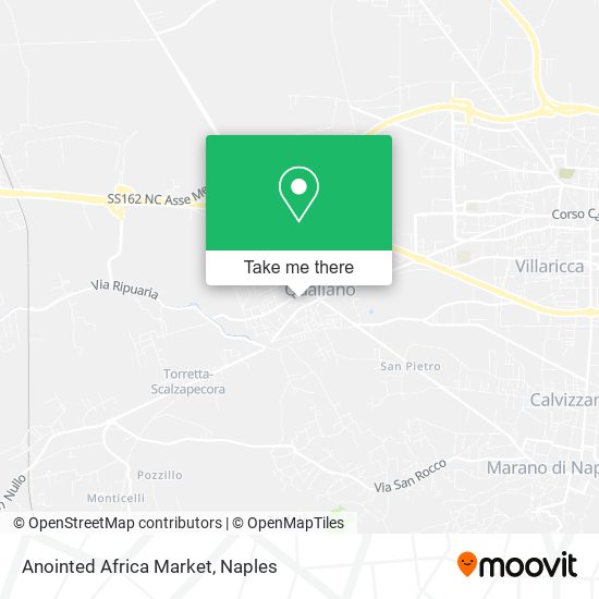 Anointed Africa Market map