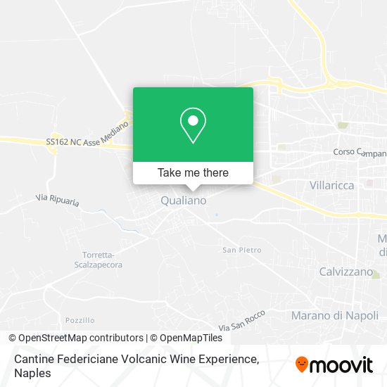 Cantine Federiciane Volcanic Wine Experience map