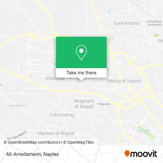 Ab Arredamenti map