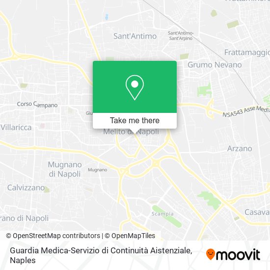 Guardia Medica-Servizio di Continuità Aistenziale map