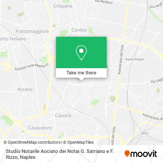 Studio Notarile Aociato dei Notai G. Satriano e F. Rizzo map