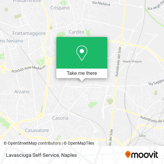 Lavasciuga Self-Service map
