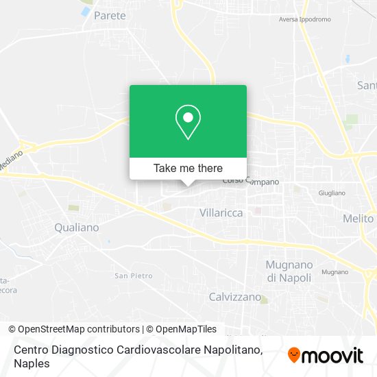 Centro Diagnostico Cardiovascolare Napolitano map