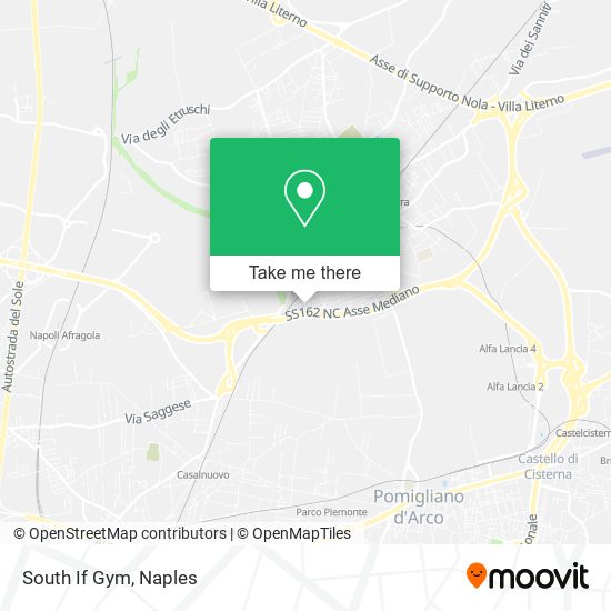 South If Gym map