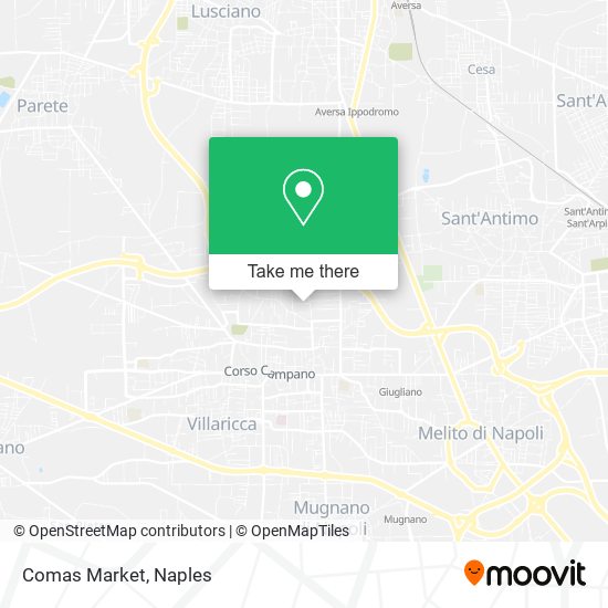 Comas Market map
