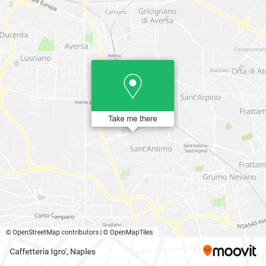 Caffetteria Igro' map
