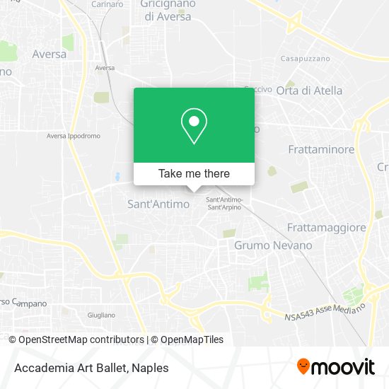 Accademia Art Ballet map