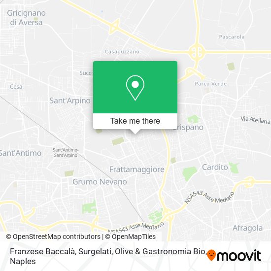 Franzese Baccalà, Surgelati, Olive & Gastronomia Bio map