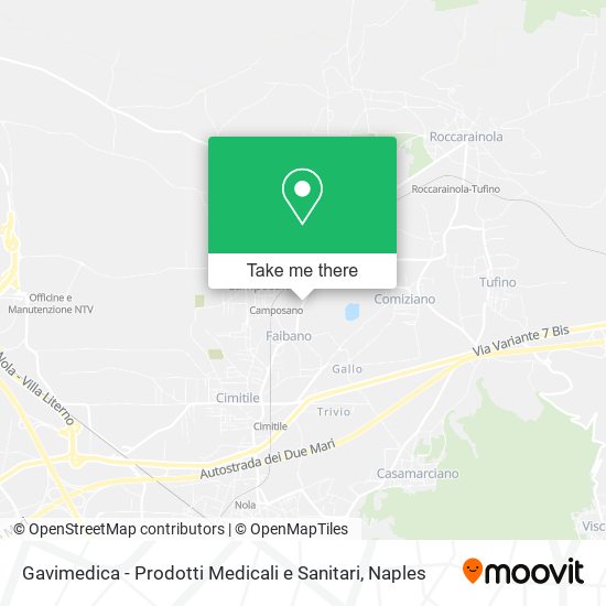 Gavimedica - Prodotti Medicali e Sanitari map