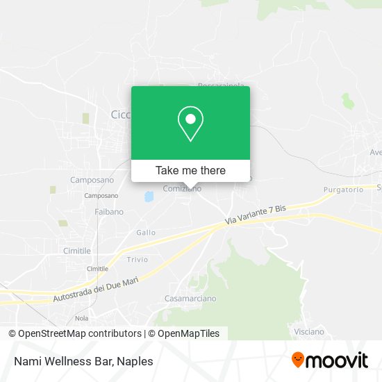 Nami Wellness Bar map