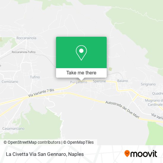 La Civetta Via San Gennaro map