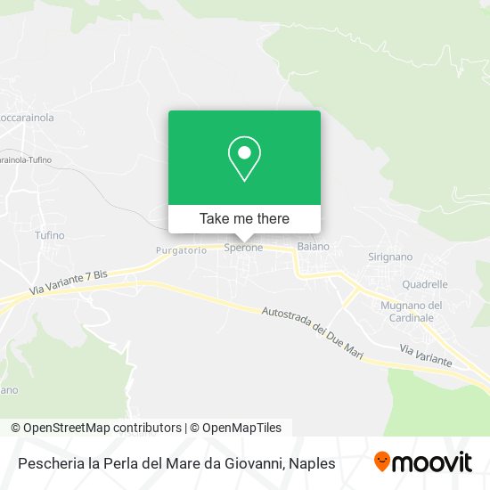 Pescheria la Perla del Mare da Giovanni map