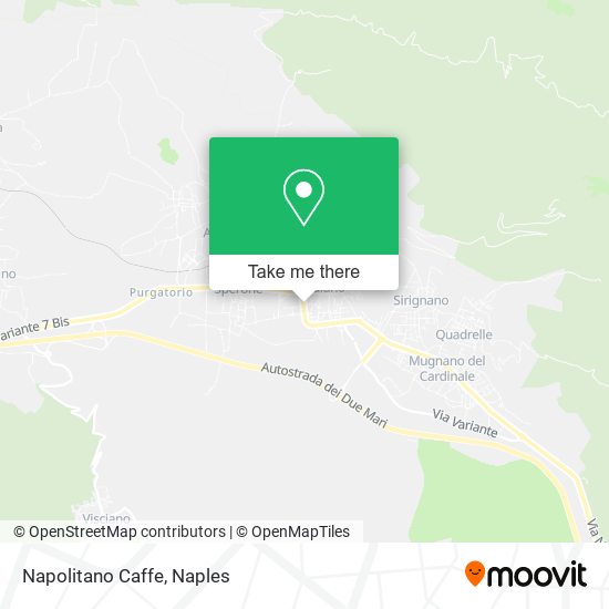 Napolitano Caffe map