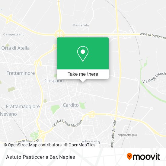 Astuto Pasticceria Bar map