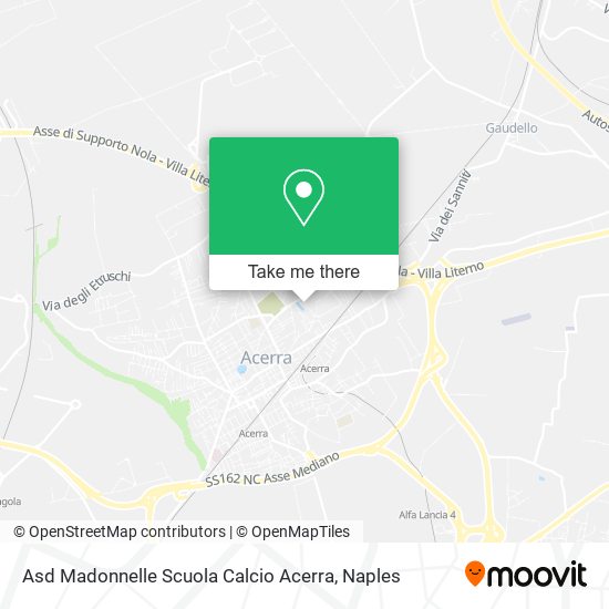 Asd Madonnelle Scuola Calcio Acerra map