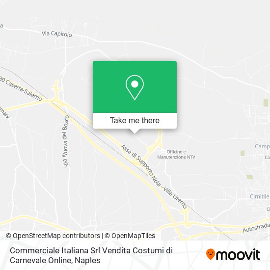 Commerciale Italiana Srl Vendita Costumi di Carnevale Online map