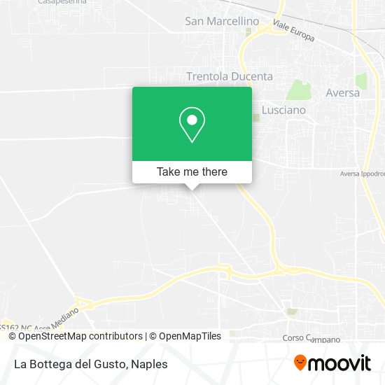 La Bottega del Gusto map