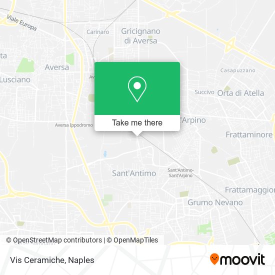 Vis Ceramiche map