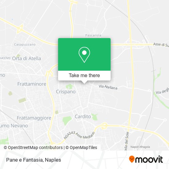 Pane e Fantasia map