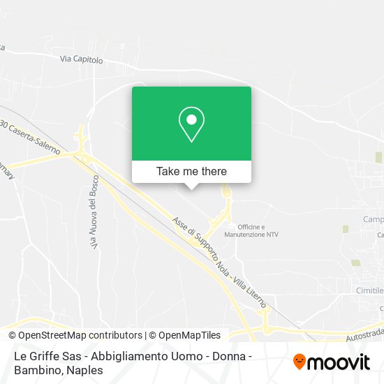 Le Griffe Sas - Abbigliamento Uomo - Donna - Bambino map