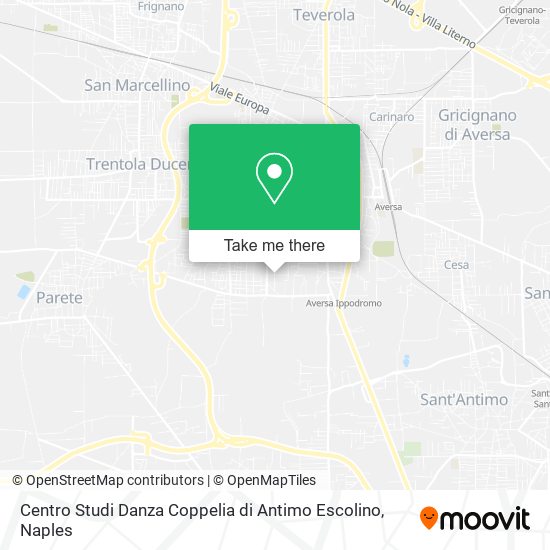 Centro Studi Danza Coppelia di Antimo Escolino map