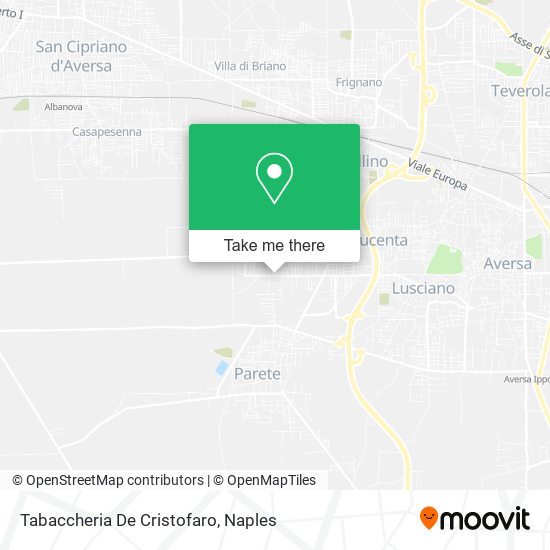 Tabaccheria De Cristofaro map