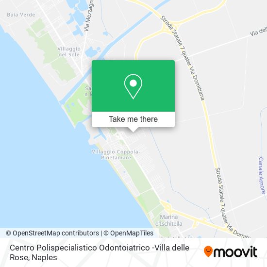 Centro Polispecialistico Odontoiatrico -Villa delle Rose map