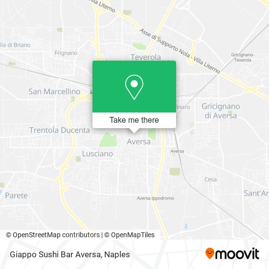 Giappo Sushi Bar Aversa map