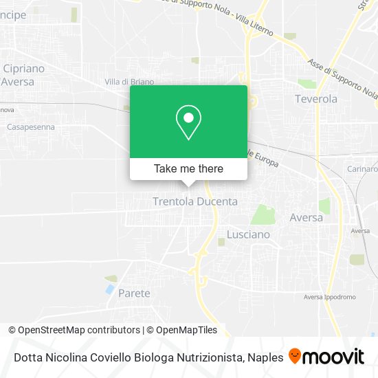 Dotta Nicolina Coviello Biologa Nutrizionista map