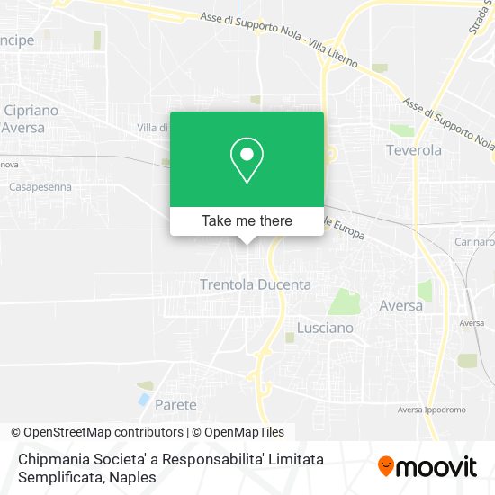 Chipmania Societa' a Responsabilita' Limitata Semplificata map