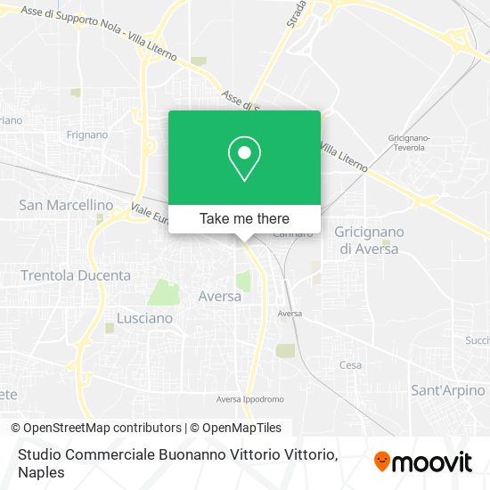 Studio Commerciale Buonanno Vittorio Vittorio map