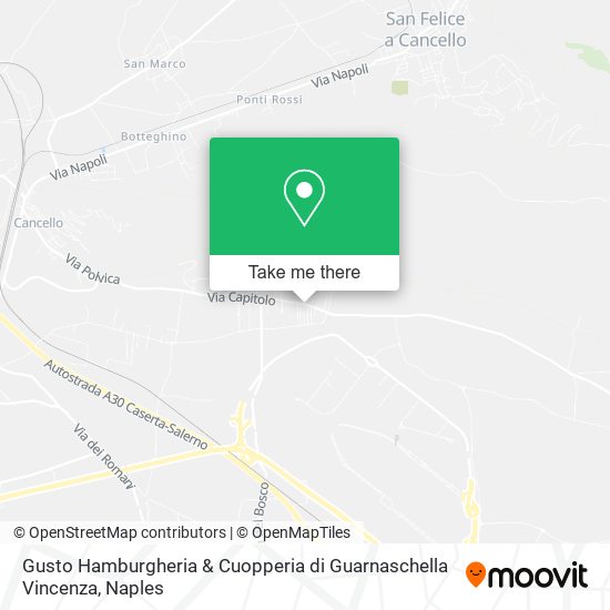 Gusto Hamburgheria & Cuopperia di Guarnaschella Vincenza map