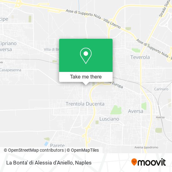 La Bonta' di Alessia d'Aniello map