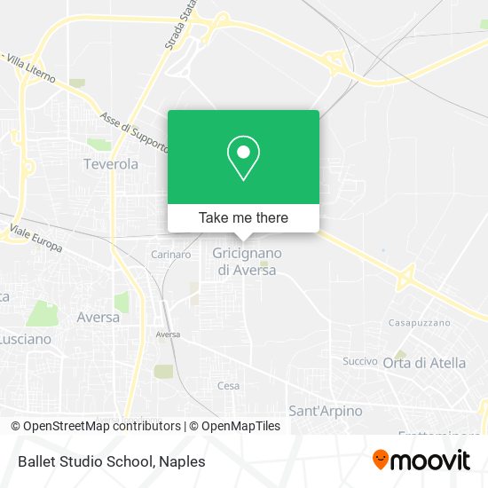 Ballet Studio School map