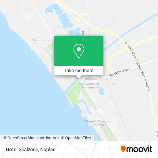 Hotel Scalzone map