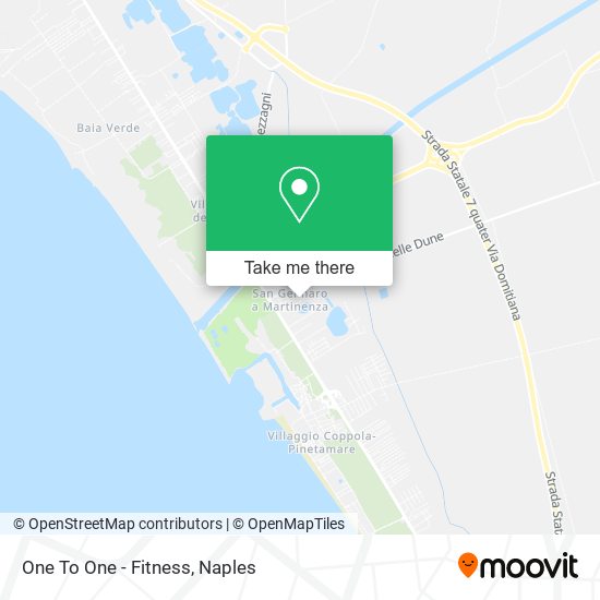 One To One - Fitness map