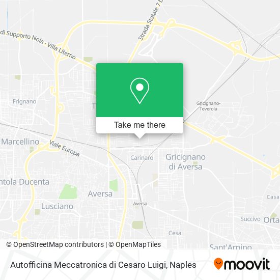 Autofficina Meccatronica di Cesaro Luigi map