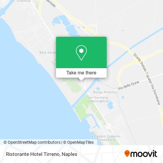 Ristorante Hotel Tirreno map