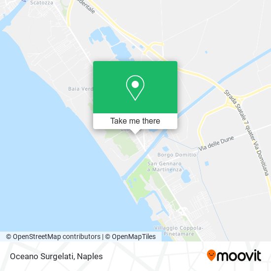 Oceano Surgelati map