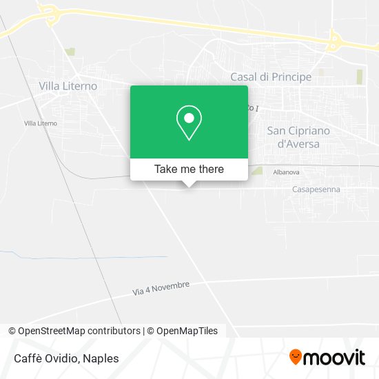 Caffè Ovidio map