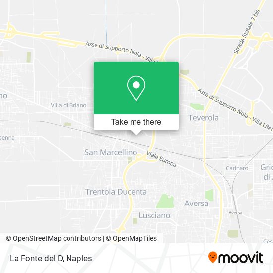 La Fonte del D map