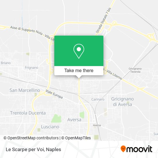 Le Scarpe per Voi map
