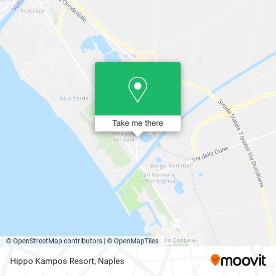 Hippo Kampos Resort map