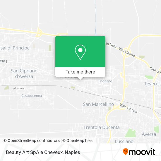 Beauty Art SpA e Cheveux map