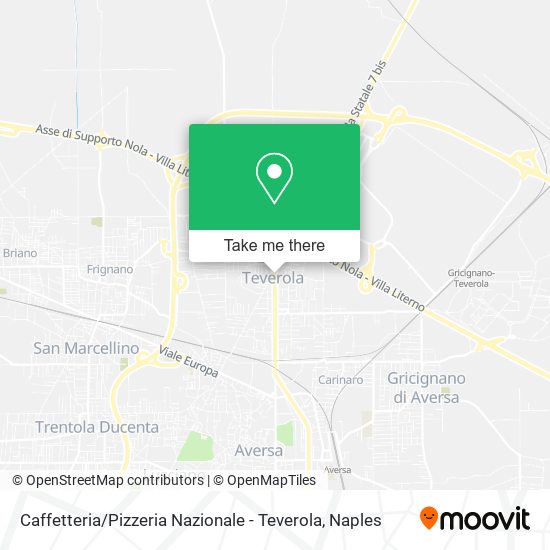 Caffetteria / Pizzeria Nazionale - Teverola map