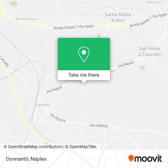 Donnantò map