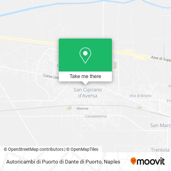 Autoricambi di Puorto di Dante di Puorto map