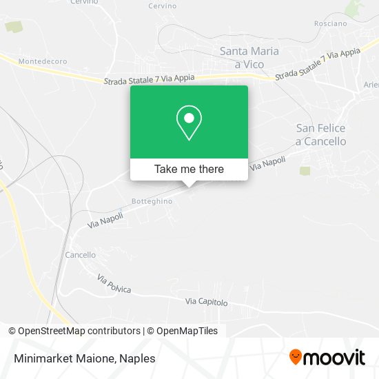 Minimarket Maione map