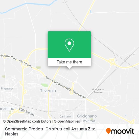 Commercio Prodotti Ortofrutticoli Assunta Zito map
