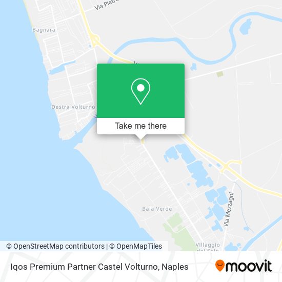 Iqos Premium Partner Castel Volturno map